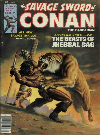 Cover for The Savage Sword of Conan (Marvel, 1974 series) #27