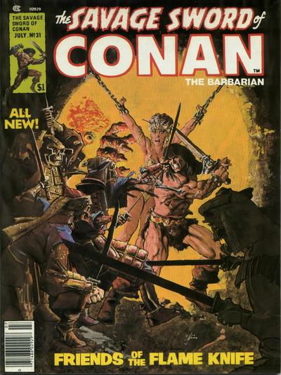 Cover for The Savage Sword of Conan (Marvel, 1974 series) #31