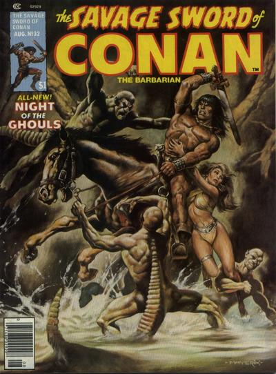 Cover for The Savage Sword of Conan (Marvel, 1974 series) #32