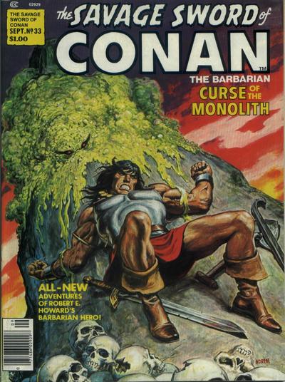Cover for The Savage Sword of Conan (Marvel, 1974 series) #33