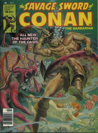 Cover for The Savage Sword of Conan (Marvel, 1974 series) #37