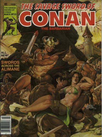 Cover for The Savage Sword of Conan (Marvel, 1974 series) #50
