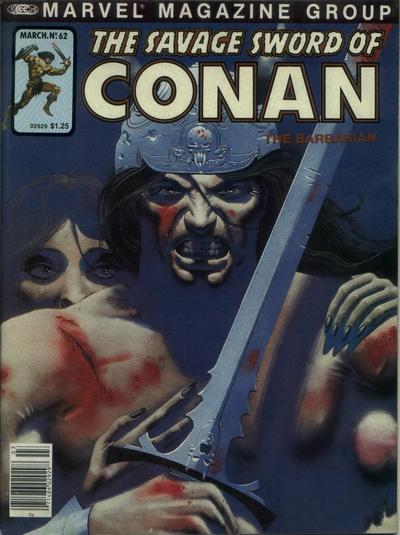 Cover for The Savage Sword of Conan (Marvel, 1974 series) #62
