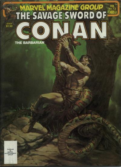 Cover for The Savage Sword of Conan (Marvel, 1974 series) #73