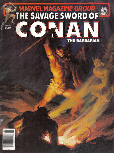 Cover for The Savage Sword of Conan (Marvel, 1974 series) #79