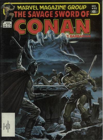 Cover for The Savage Sword of Conan (Marvel, 1974 series) #82