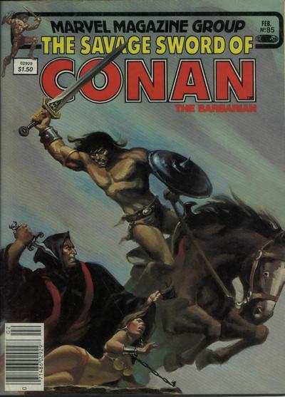 Cover for The Savage Sword of Conan (Marvel, 1974 series) #85