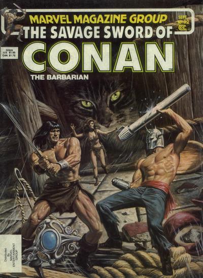 Cover for The Savage Sword of Conan (Marvel, 1974 series) #92 [Direct]
