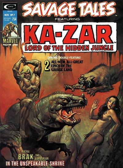 Cover for Savage Tales (Marvel, 1971 series) #7