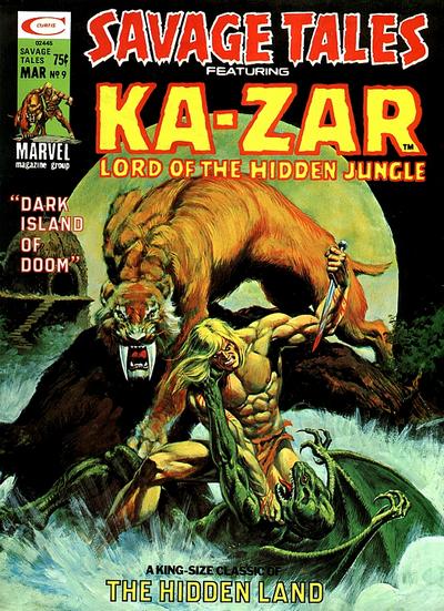 Cover for Savage Tales (Marvel, 1971 series) #9