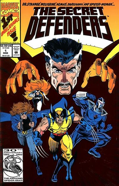 Cover for The Secret Defenders (Marvel, 1993 series) #1 [Direct]