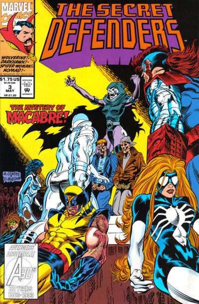 Cover for The Secret Defenders (Marvel, 1993 series) #3 [Direct]