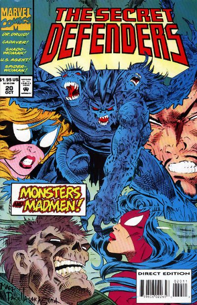 Cover for The Secret Defenders (Marvel, 1993 series) #20