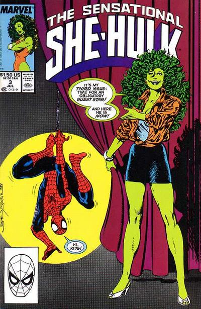 Cover for The Sensational She-Hulk (Marvel, 1989 series) #3