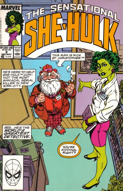 Cover for The Sensational She-Hulk (Marvel, 1989 series) #8
