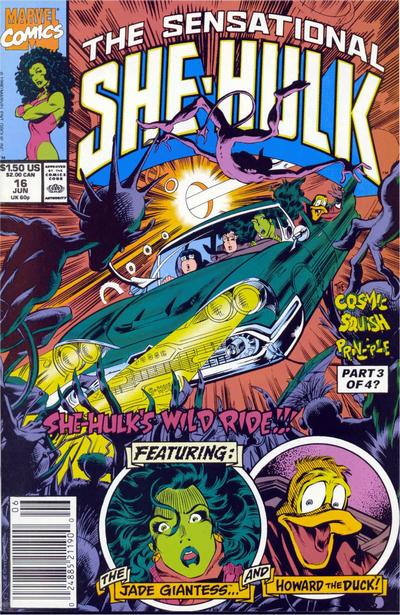 Cover for The Sensational She-Hulk (Marvel, 1989 series) #16