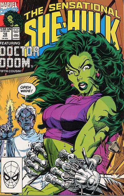 Cover for The Sensational She-Hulk (Marvel, 1989 series) #18