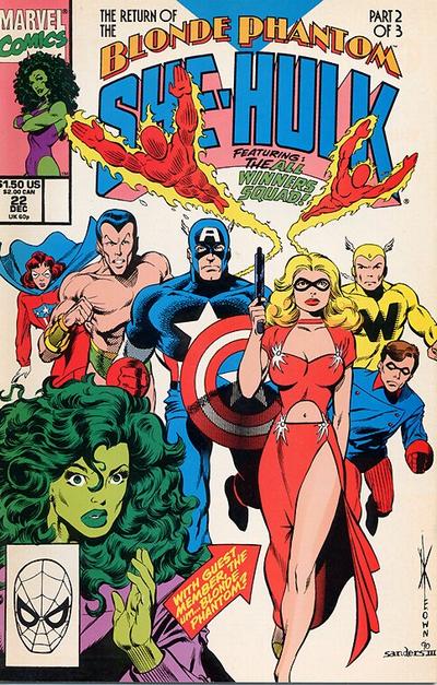 Cover for The Sensational She-Hulk (Marvel, 1989 series) #22