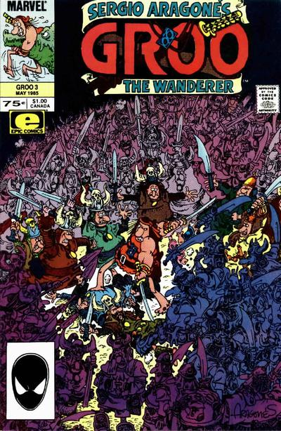 Cover for Sergio Aragonés Groo the Wanderer (Marvel, 1985 series) #3 [Direct]