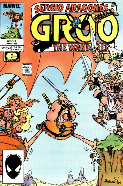 Cover for Sergio Aragonés Groo the Wanderer (Marvel, 1985 series) #4 [Direct]