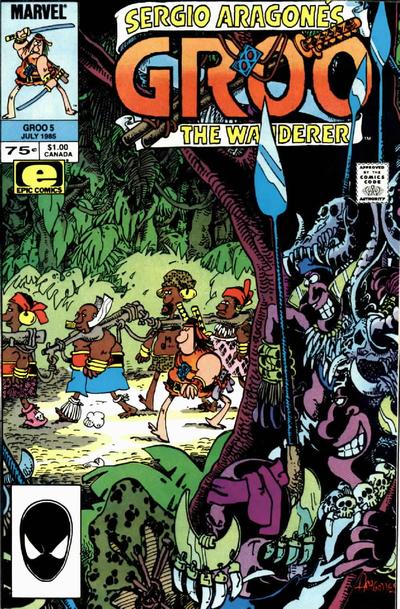 Cover for Sergio Aragonés Groo the Wanderer (Marvel, 1985 series) #5 [Direct]