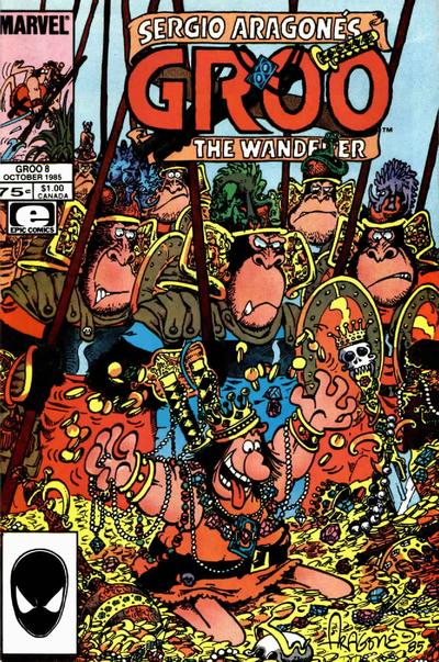 Cover for Sergio Aragonés Groo the Wanderer (Marvel, 1985 series) #8 [Direct]