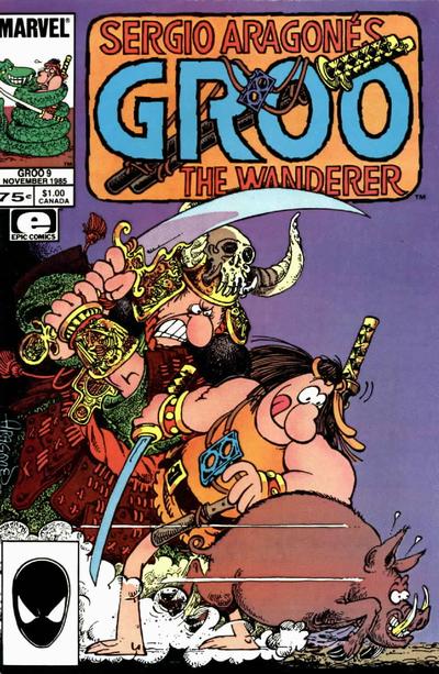 Cover for Sergio Aragonés Groo the Wanderer (Marvel, 1985 series) #9 [Direct]