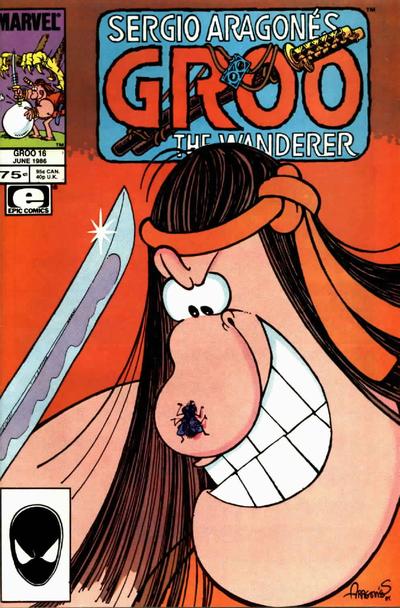 Cover for Sergio Aragonés Groo the Wanderer (Marvel, 1985 series) #16 [Direct]
