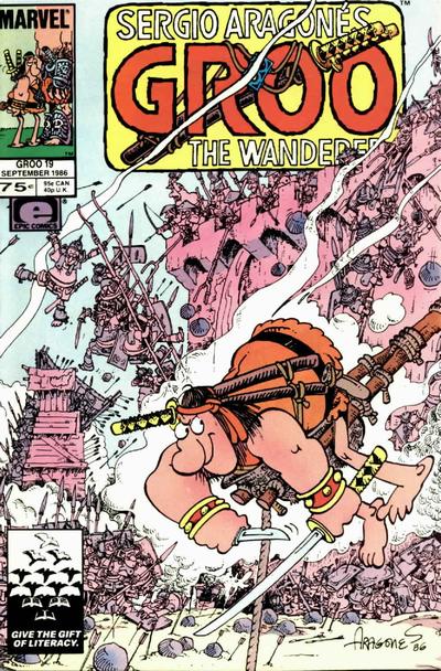 Cover for Sergio Aragonés Groo the Wanderer (Marvel, 1985 series) #19 [Direct]