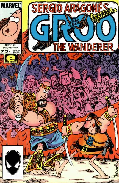 Cover for Sergio Aragonés Groo the Wanderer (Marvel, 1985 series) #23 [Direct]