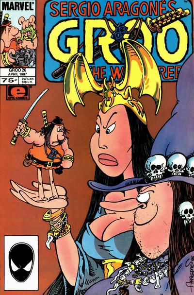 Cover for Sergio Aragonés Groo the Wanderer (Marvel, 1985 series) #26 [Direct]