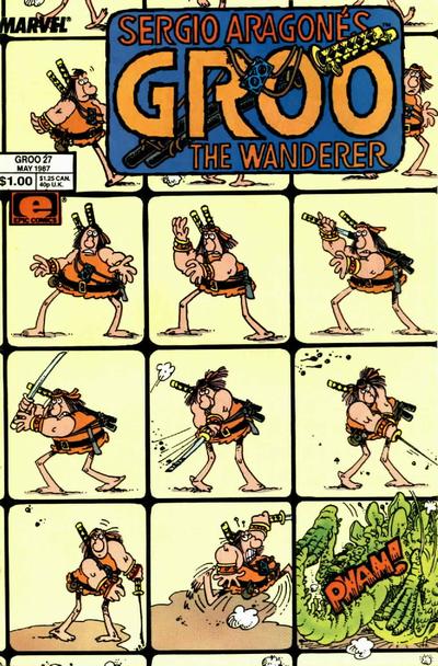 Cover for Sergio Aragonés Groo the Wanderer (Marvel, 1985 series) #27 [Direct]