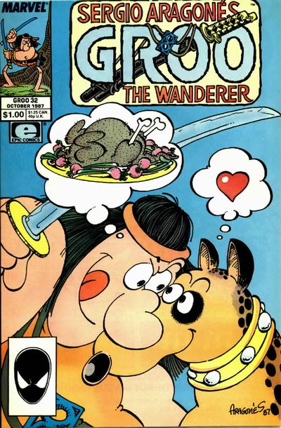 Cover for Sergio Aragonés Groo the Wanderer (Marvel, 1985 series) #32 [Direct]