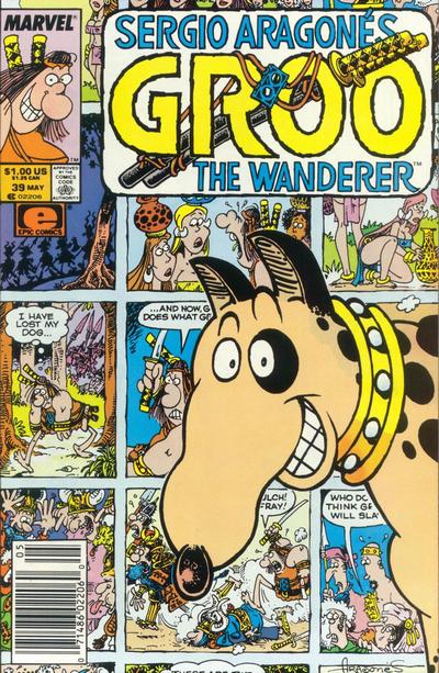 Cover for Sergio Aragonés Groo the Wanderer (Marvel, 1985 series) #39 [Newsstand]