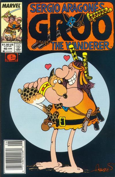 Cover for Sergio Aragonés Groo the Wanderer (Marvel, 1985 series) #40 [Newsstand]
