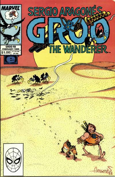 Cover for Sergio Aragonés Groo the Wanderer (Marvel, 1985 series) #48 [Direct]