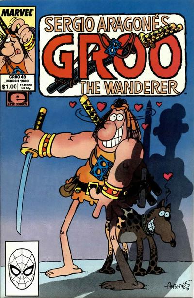 Cover for Sergio Aragonés Groo the Wanderer (Marvel, 1985 series) #49 [Direct]