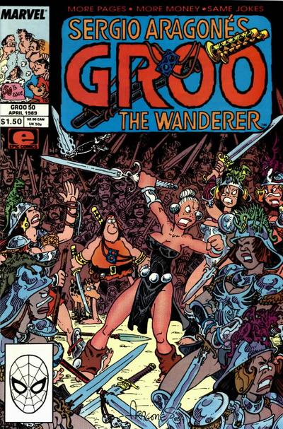 Cover for Sergio Aragonés Groo the Wanderer (Marvel, 1985 series) #50 [Direct]