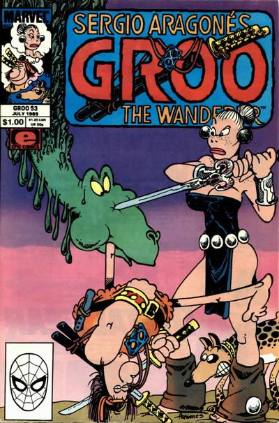 Cover for Sergio Aragonés Groo the Wanderer (Marvel, 1985 series) #53 [Direct]