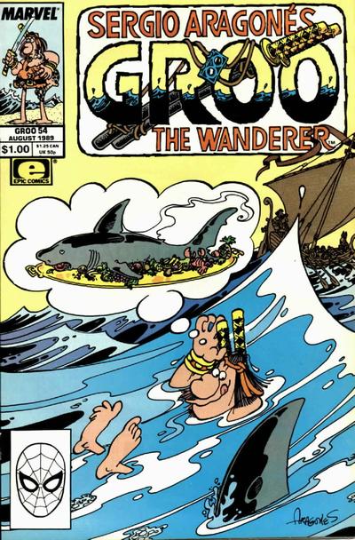 Cover for Sergio Aragonés Groo the Wanderer (Marvel, 1985 series) #54 [Direct]
