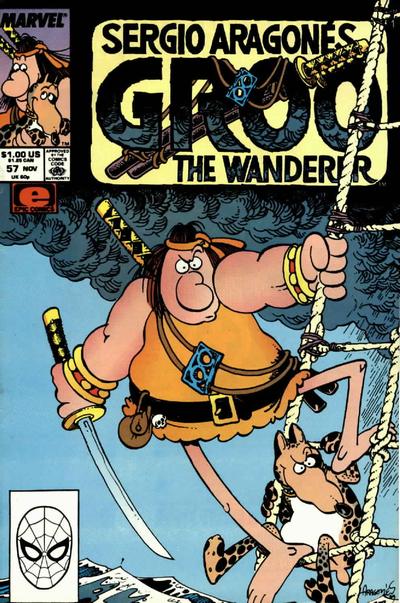Cover for Sergio Aragonés Groo the Wanderer (Marvel, 1985 series) #57 [Direct]