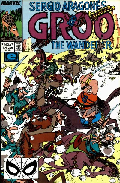 Cover for Sergio Aragonés Groo the Wanderer (Marvel, 1985 series) #61 [Direct]
