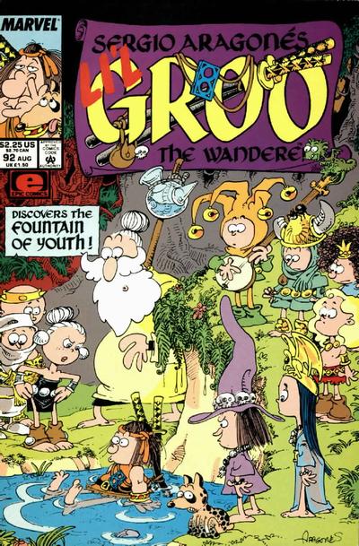 Cover for Sergio Aragonés Groo the Wanderer (Marvel, 1985 series) #92 [Direct]