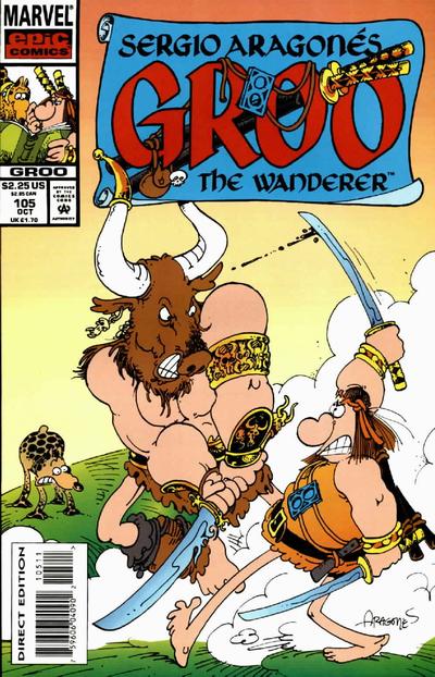 Cover for Sergio Aragonés Groo the Wanderer (Marvel, 1985 series) #105