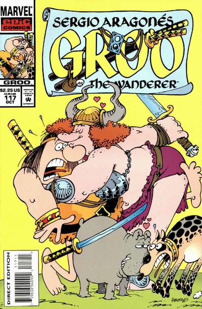 Cover for Sergio Aragonés Groo the Wanderer (Marvel, 1985 series) #117
