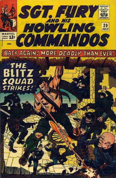 Cover for Sgt. Fury (Marvel, 1963 series) #20