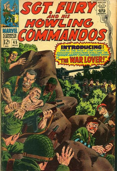 Cover for Sgt. Fury (Marvel, 1963 series) #45