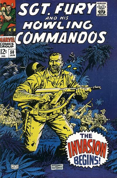 Cover for Sgt. Fury (Marvel, 1963 series) #50
