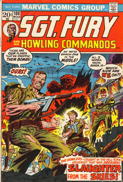 Cover for Sgt. Fury (Marvel, 1963 series) #108