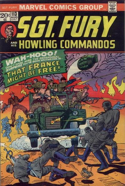 Cover for Sgt. Fury (Marvel, 1963 series) #113